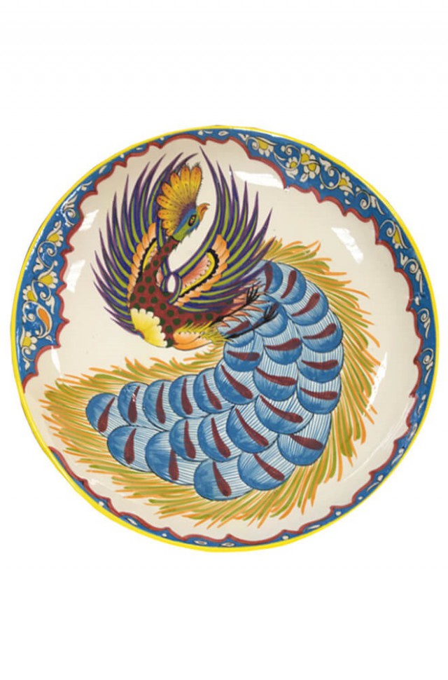 Блюдо для плова "хан-ляган" с птицей 32 см.