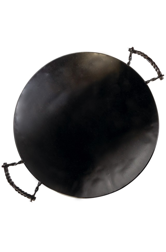 Садж вороненый "Викинг" с подставкой "Шелковый путь декор" 50