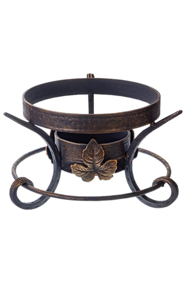 Садж вороненый с подставкой "Шелковый путь декор" 50 см.