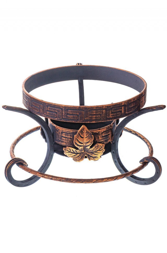 Садж вороненый с подставкой "Шелковый путь декор" 50 см.