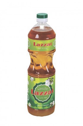 Масло хлопковое рафинированное Lazzat - 1 литр.