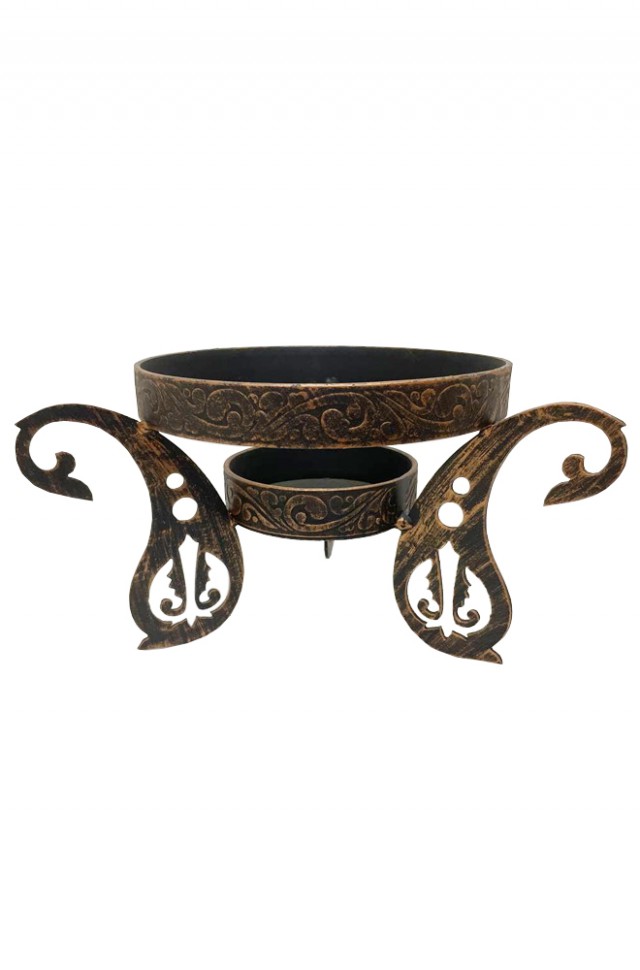 Садж чугунный с подставкой "Турецкая" 35 см.