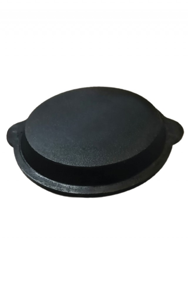 Чугунная крышка-сковорода на казан 8 литров